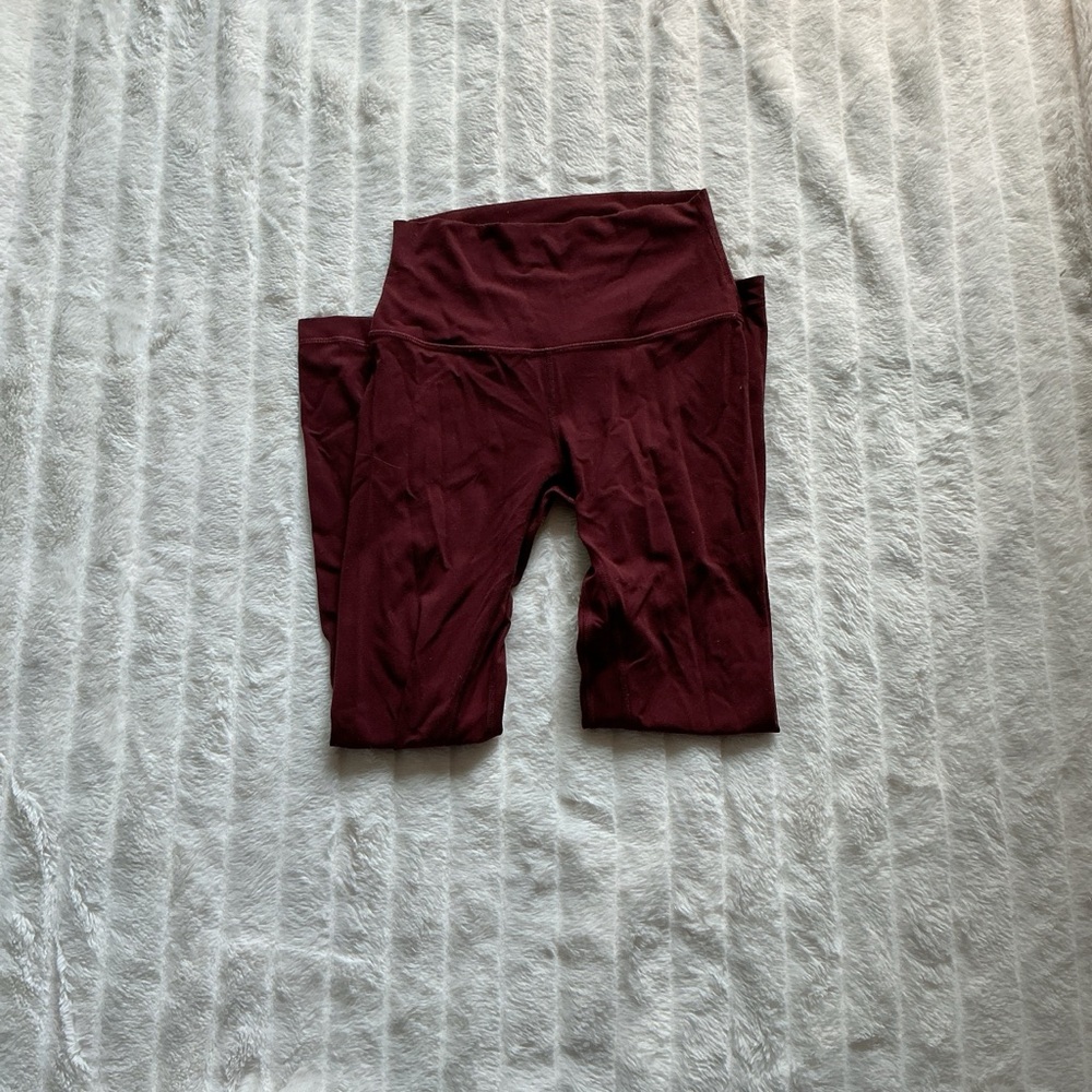 Lululemon Athletica Deep Red Leggings